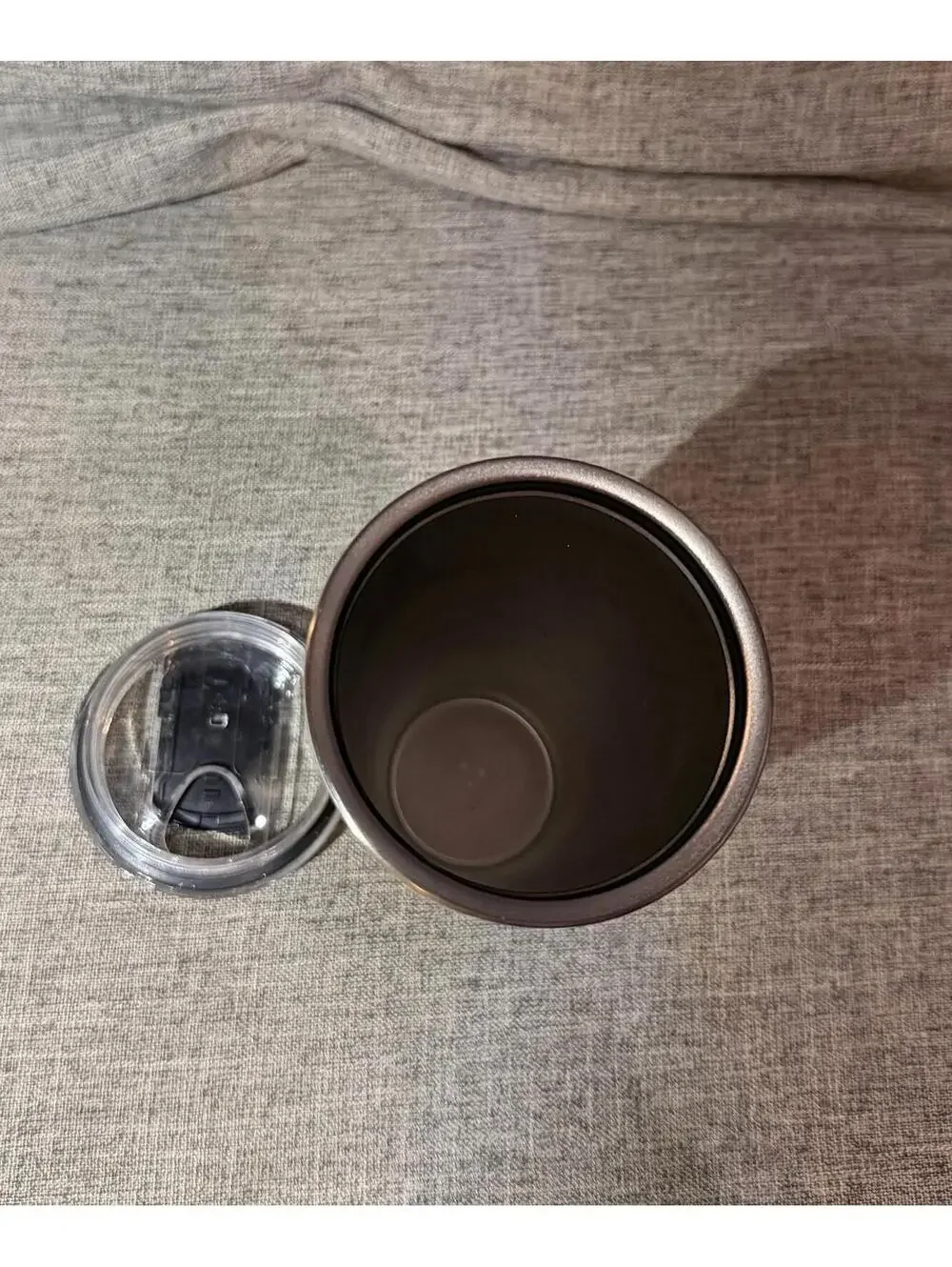 Starbucks 2021 Tumbler Gold Flake Black Grip 16 oz Stainless Steel